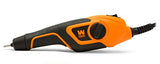 WEN 21D Grabador con punta de carburo de profundidad variable para madera y metal, ligero, velocidad variable, compacto, naranja