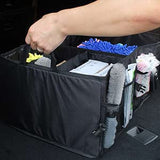 ZAKULU Organizador de Maletero de Coche Bolsa de Maletero Caja Plegable Maletero de Coche con Muchos Compartimentos Organizador de Bolsas de Almacenamiento de Coche Práctico e Impermeable (Negro)