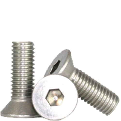 Tornillos de cabeza plana de acero inoxidable 316 de 1/4