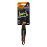 Truper Expert PET-8XA Llave ajustable (perico) 8" boca ancha Comfort Grip