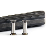 Saddgo - 10 piezas por lote de mango de cuchillo, remaches, tuerca de fijación de tornillo YFS con cabeza hexagonal plana, material de aleación