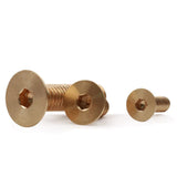 El tornillo 3 tornillos hexagonales de cabeza plana avellanada de latón Allen(M6 1.0 x 35mm)