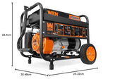 WEN GNA410 - Kit de Rueda y Mango para generadores 4500 y 4750 W (Negro)