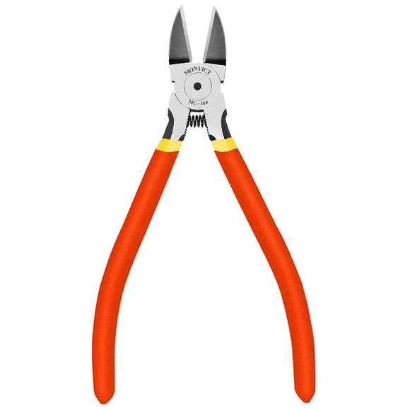 MONVICT Cortadores de alambre, cortadores laterales de precisión de 6 pulgadas con borde de corte más largo, ultra afilados y potentes alicates resistentes, ideales para cables, bridas de cremallera, eléctricos y cualquier necesidad de corte limpio