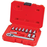 CRAFTSMAN - Juego de herramientas mecánicas, juego de llaves de enchufe, mm, accionamiento de 1/4 pulgada (CMMT34861)