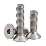 Tornillos de cabeza hueca avellanada plana M10 M12 con llave Allen, acero inoxidable A2 304 (n.º 399)(M10x60mm,1 Piece)