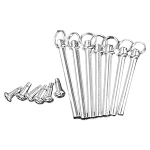 Levemolo 7Juegos Kit de Reparación de Remaches y Tuercas para Ejes de Ventiladores de Mano Plegables de Sujetadores de Eje Sólido para Abanicos Manuales y Accesorios de Ventilador