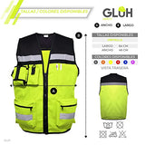 Chaleco Brigadista Reflejante Seguridad Industrial Bicolor (Rosa, Mediano)