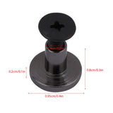 Wytino Remache de latón, 20 Juegos Botones de Remache Prisioneros de presión Correa de Cabeza Plana de latón Remaches + Tornillo para Equipaje Bolso Artesanal de Cuero Tornillos(8mm)
