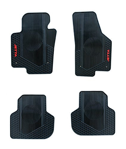 Volkswagen Tapetes Originales compatibles con Jetta A6 (Letras Rojas) 2010-2018 Uso RUDO