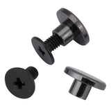 20 piezas Latón Cabeza plana Correa Correa Remaches Tornillo para zapatos Bolso Artesanía en cuero 5 mm 8 mm, Latón durable Rosca Tuerca plana Clavos Remaches Tornillos Herramientas (5 mm)