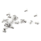Paquete de tornillos de zócalo hexagonal de acero inoxidable de 300 piezas M2.5 A2 Perno con tuercas hexagonales Kit de surtido de surtido. (B: cabeza de botón)