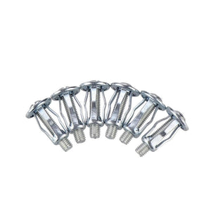 20 piezas M4 M5 M6 M8 tuercas de remaches de pétalos, juego de tuercas de gato para licencia de coche, para pared hueca, hierro, piel, tuerca de pétalo, linterna de expansión Metal Tornillos pequeños