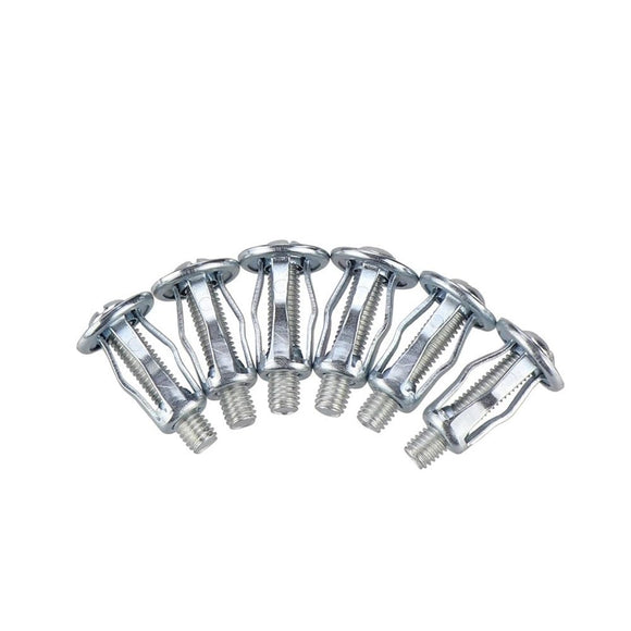 20 piezas M4 M5 M6 M8 tuercas de remaches de pétalos, juego de tuercas de gato para licencia de coche, para pared hueca, hierro, piel, tuerca de pétalo, linterna de expansión Metal Tornillos pequeños