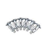 20 piezas M4 M5 M6 M8 tuercas de remaches de pétalos, juego de tuercas de gato para licencia de coche, para pared hueca, hierro, piel, tuerca de pétalo, linterna de expansión Metal Tornillos pequeños