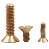 El tornillo 3 tornillos hexagonales de cabeza plana avellanada de latón Allen(M6 1.0 x 35mm)