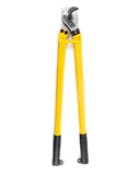 QWORK - Cortador de cables cortados de 24 pulgadas, para cable de acero suave y duro, cuerda de alambre