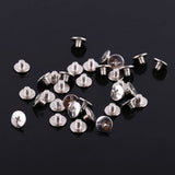200 Unids Remaches De Cuero Tapa Doble Remache Tacos De Metal Tubulares Con 3 Kit De Herramientas De Fijación Para El Arte De Cuero Álbum De Fotos De Reparación Decoración M5x6mm