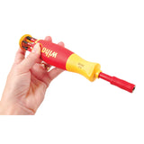Wiha 28393 - Juego de 7 cuchillas aisladas SlimLine Ultra-Driver ranuradas, Phillips