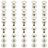 Ruidee - Juego de 100 tornillos Chicago M5 x 12 mm, remaches de encuadernación de libros, postes de tornillo redondos de cabeza plana para álbumes de piel (DZBD/M5 x 12)