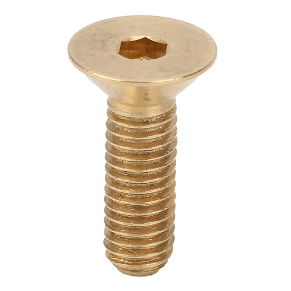 TenNuoDa 50 Tornillos M3 de Cabeza Plana, Cabeza Avellanada de Cobre Puro, Tornillos de Cabeza Allen, Tornillos de Máquina Industrial, Sujetadores de Hardware, 0.236 In de Diámetro de Cabeza(M3x10)