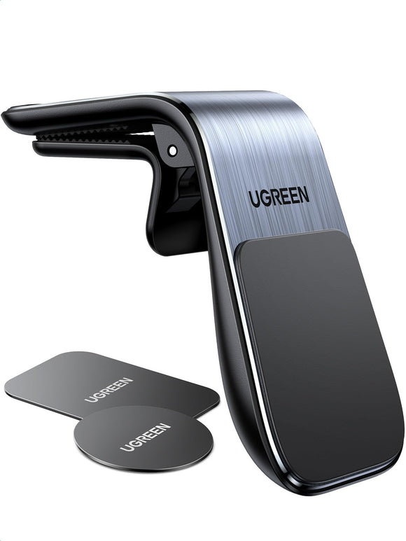 UGREEN Soporte Celular Automóvilmovil Magnético, Mini Base Porta Auto Iman para Ventilación, Compatible con Celulares 4.7''-7.2'' como iPhone 16 15 14 13 Pro MAX Plus, Galaxy S24 S23 S22 Ultra
