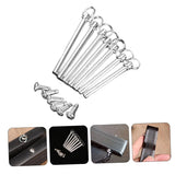 Levemolo 7Juegos Kit de Reparación de Remaches y Tuercas para Ejes de Ventiladores de Mano Plegables de Sujetadores de Eje Sólido para Abanicos Manuales y Accesorios de Ventilador