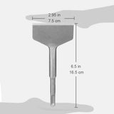 Firecore cincel sds plus,Cincel para martillo percutor de 165mm x 75 mm, herramienta eléctrico para Concreto, Mampostería y Martillos de Impacto (FS18365)