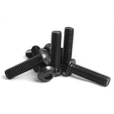SUNXULIMI - Tornillos de cabeza de botón M3 x 20 mm, acero de aleación de grado 10.9, acabado de óxido negro, unidad hexagonal métrica Allen totalmente roscada, 50 unidades