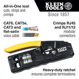 Klein Tools VDV226-107 Pinza Ponchadora / Peladora - Modular