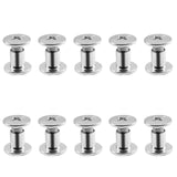 Cionyce - Juego de 50 tornillos de fijación de postes de rosca Chicago M5 x 6 mm, tornillos de encuadernación Phillips Chicago, kit surtido para piel, álbumes de recortes, libros, álbumes de fotos