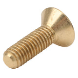 TenNuoDa 50 Tornillos M3 de Cabeza Plana, Cabeza Avellanada de Cobre Puro, Tornillos de Cabeza Allen, Tornillos de Máquina Industrial, Sujetadores de Hardware, 0.236 In de Diámetro de Cabeza(M3x10)