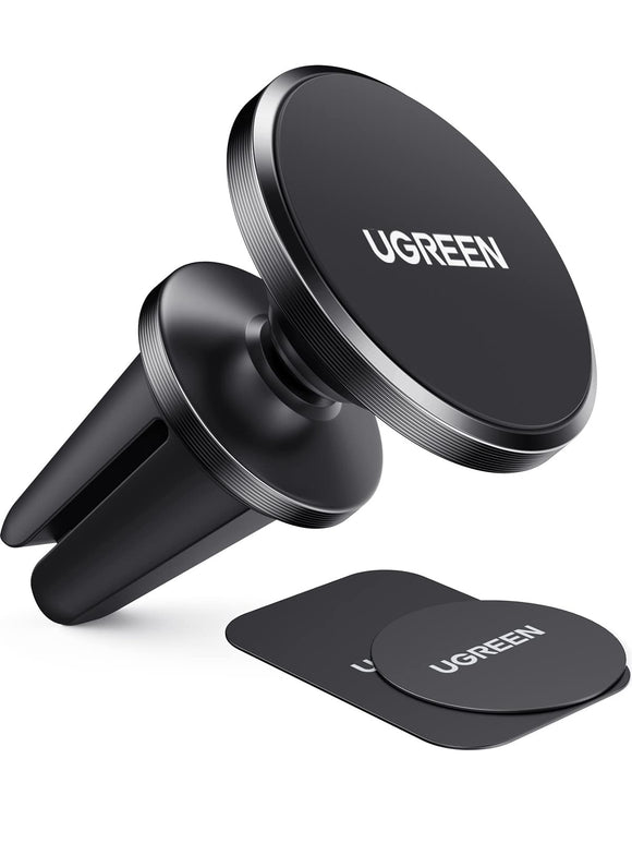 UGREEN Magnético Soporte Celular Auto de Ventilación, Base Porta Automóvil, Compatible con iPhone 16 15 14 13 Pro MAX, Mini SE, Galaxy, Huawei, Xiaomi, Redmi Note