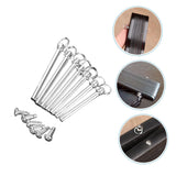 Levemolo 7Juegos Kit de Reparación de Remaches y Tuercas para Ejes de Ventiladores de Mano Plegables de Sujetadores de Eje Sólido para Abanicos Manuales y Accesorios de Ventilador