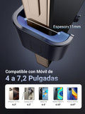 UGREEN Soporte Celular Auto por Gravedad para Ventilación, Porta Base de Automóvil, Car Phone Holder para Dispositivos 4.7''-7'', Compatible con iPhone 12-16 Pro MAX, Galaxy S24 S23 S22 Ultra, Negro
