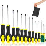 12PCS Juego de Desarmadores-Destornilladores de Precisión Extraíble Profesional Magnética Kit de Herramientas de Reparación para Computadora Móvil Teléfono Inteligente Consola de Juegos (12)