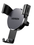 UGREEN Soporte Celular Auto por Gravedad para Ventilación, Porta Base de Automóvil, Car Phone Holder para Dispositivos 4.7''-7'', Compatible con iPhone 12-16 Pro MAX, Galaxy S24 S23 S22 Ultra, Negro