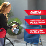 Jet Paint Pistola para Pintar de 800ml con Pulverizador Ajustable de 2 Salidas y Manguera de 1.65m