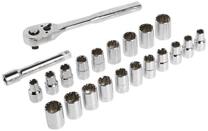 CRAFTSMAN Juego de enchufes, universal, unidad de 1/2", 19 piezas (CMMT12015)