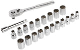 CRAFTSMAN Juego de enchufes, universal, unidad de 1/2", 19 piezas (CMMT12015)