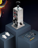 CREWORKS Máquina Pelacables Manual, Máquina Peladora de Cables de 0,06"-1", Herramienta Pelacables para Alambre de Desecho de 1,5-25 mm, Pelacables de 5 Canales para Taladro Eléctrico