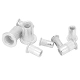 Tuercas de Hardware, Tuerca de Remache 100 Piezas/caja Tuerca de Remache de Aluminio Tuerca de Inserción de Remache Roscado 6‑32/8‑32/10‑24/10‑32 1/4‑20