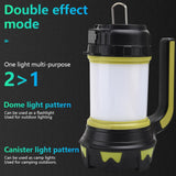 ZAKULU Linternas Recargables de Camping 6 Modos LED Brillante Linterna Colgantes con Pilas Brillantes para Acampar al Aire Libre Senderismo Lluces de Supervivencia de Emergencia para Huracanes