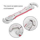 Llave mágica, llave universal de 9-45 mm, llave inglesa ajustable multifunción, accesorios de reparación de máquinas industriales