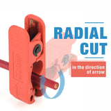 iCrimp ICP-240 - Pelacables redondos AWG 12 a 4/0, pelacables radiales con 2 cuchillas adicionales