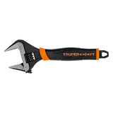 Truper Expert PET-8XA Llave ajustable (perico) 8" boca ancha Comfort Grip
