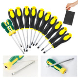 12PCS Juego de Desarmadores-Destornilladores de Precisión Extraíble Profesional Magnética Kit de Herramientas de Reparación para Computadora Móvil Teléfono Inteligente Consola de Juegos (12)