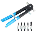 Juego de 86 tuercas de remache ciego resistente, herramienta de remachar, pistola de tuerca de remache, remachadora de mano de rosca, herramienta de inserción roscada para pistola de remache,