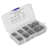 Tornillos autorroscantes, 800pcs Tornillos autorroscantes de la carpintería de la cabeza de la impulsión cruzada M2 4mm/5mm/6mm/8mm/10mm/12mm/16mm/20mm con la caja Tornillos de Cabeza Redonda