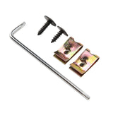 Tornillos Autorroscantes,Kit Surtido De Tornillos Autorroscantes Universales M5x16 M5x19,Retenedor De Guardabarros Automotriz Con Tuercas De Clip Y Llave